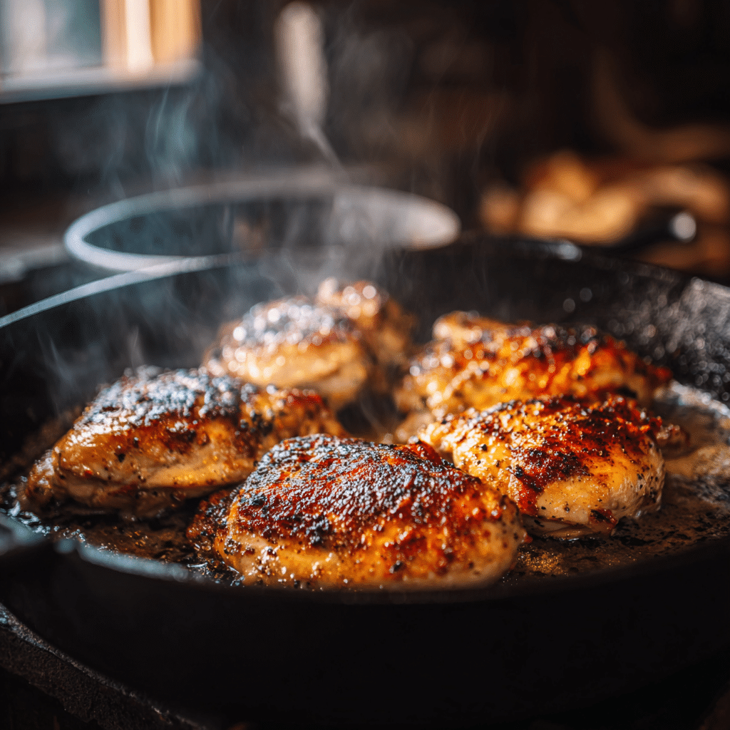 cooking-chicken-street-corn-bowl Chicken cooking for street corn chicken rice bowl