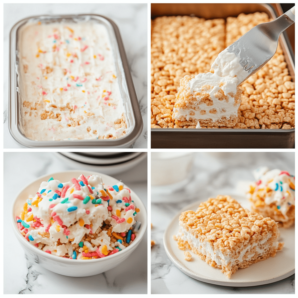 how-to-make-rice-krispy-treat-ice-cream-sandwich how to make rice krispy treat ice cream sandwich steps
