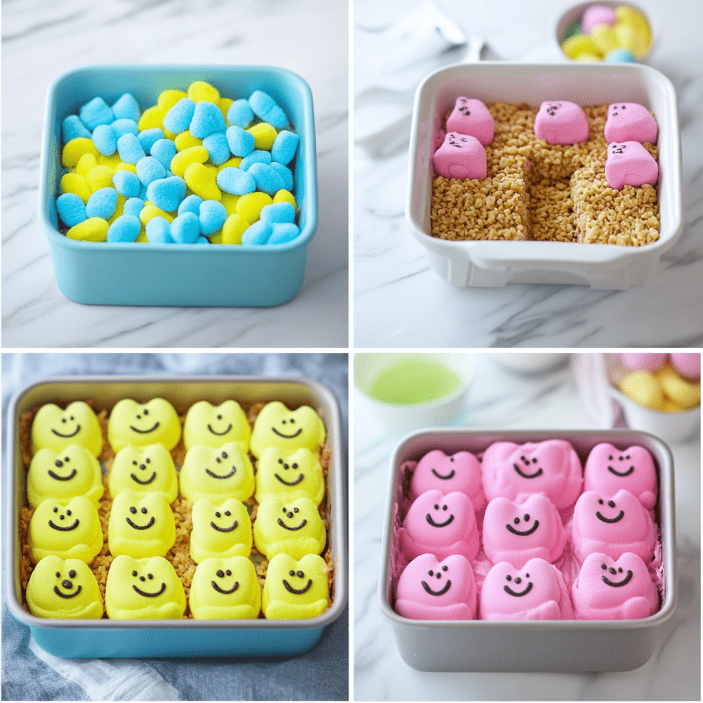 making-peep-rice-crispy-treats Steps to make Peep Rice Crispy Treats