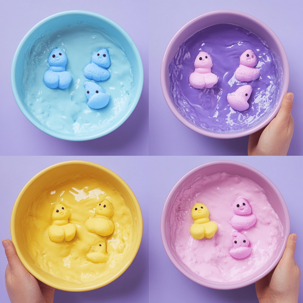 melting-peeps-step Melting Peeps in microwave