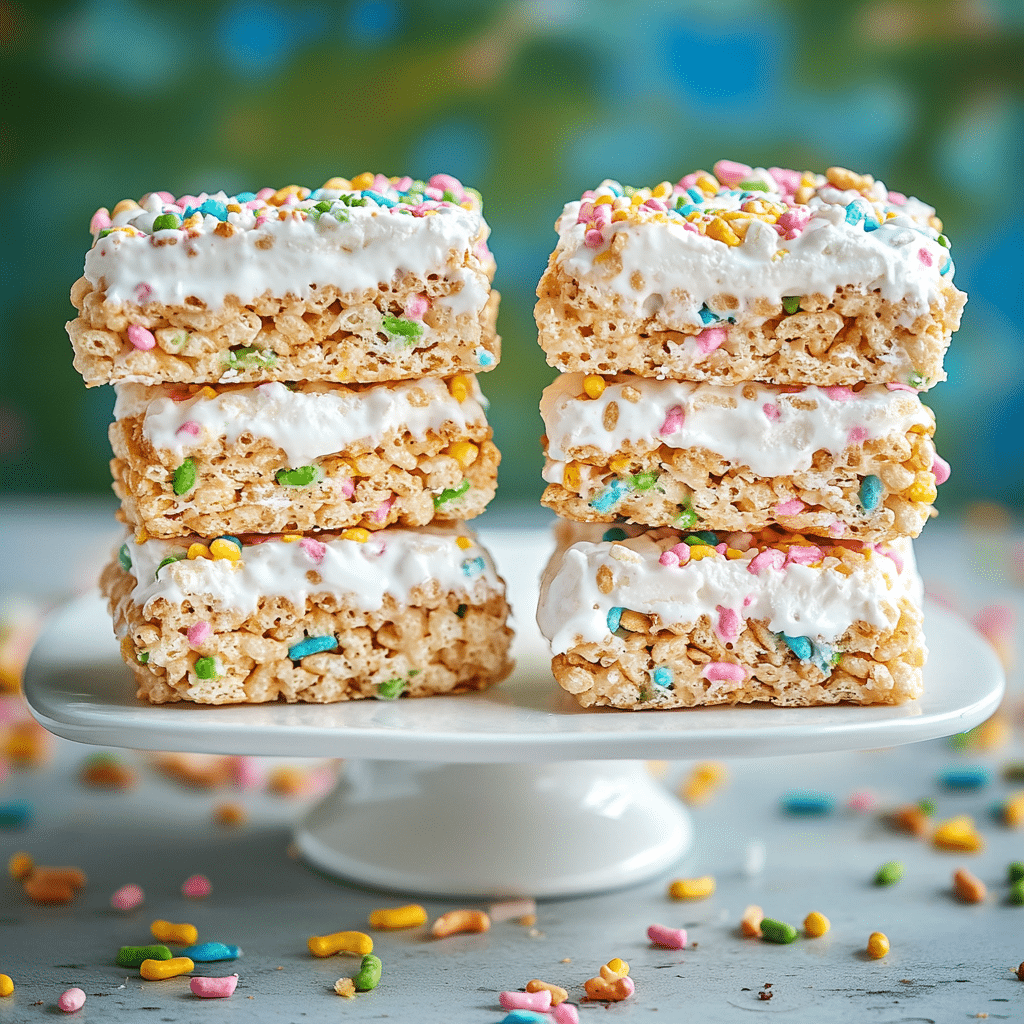 rice-krispie-ice-cream-sandwich-featured rice krispie ice cream sandwich with vanilla ice cream