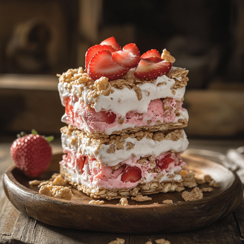 rice-krispie-ice-cream-sandwich-strawberry-featured Strawberry rice krispie ice cream sandwich summer treat