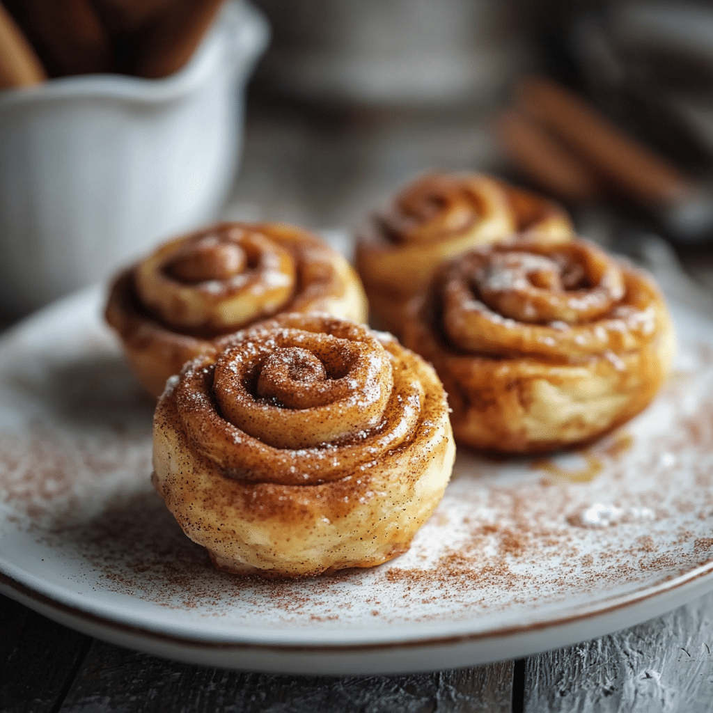tortilla-cinnamon-rolls-featured Tortilla cinnamon rolls on rustic plate
