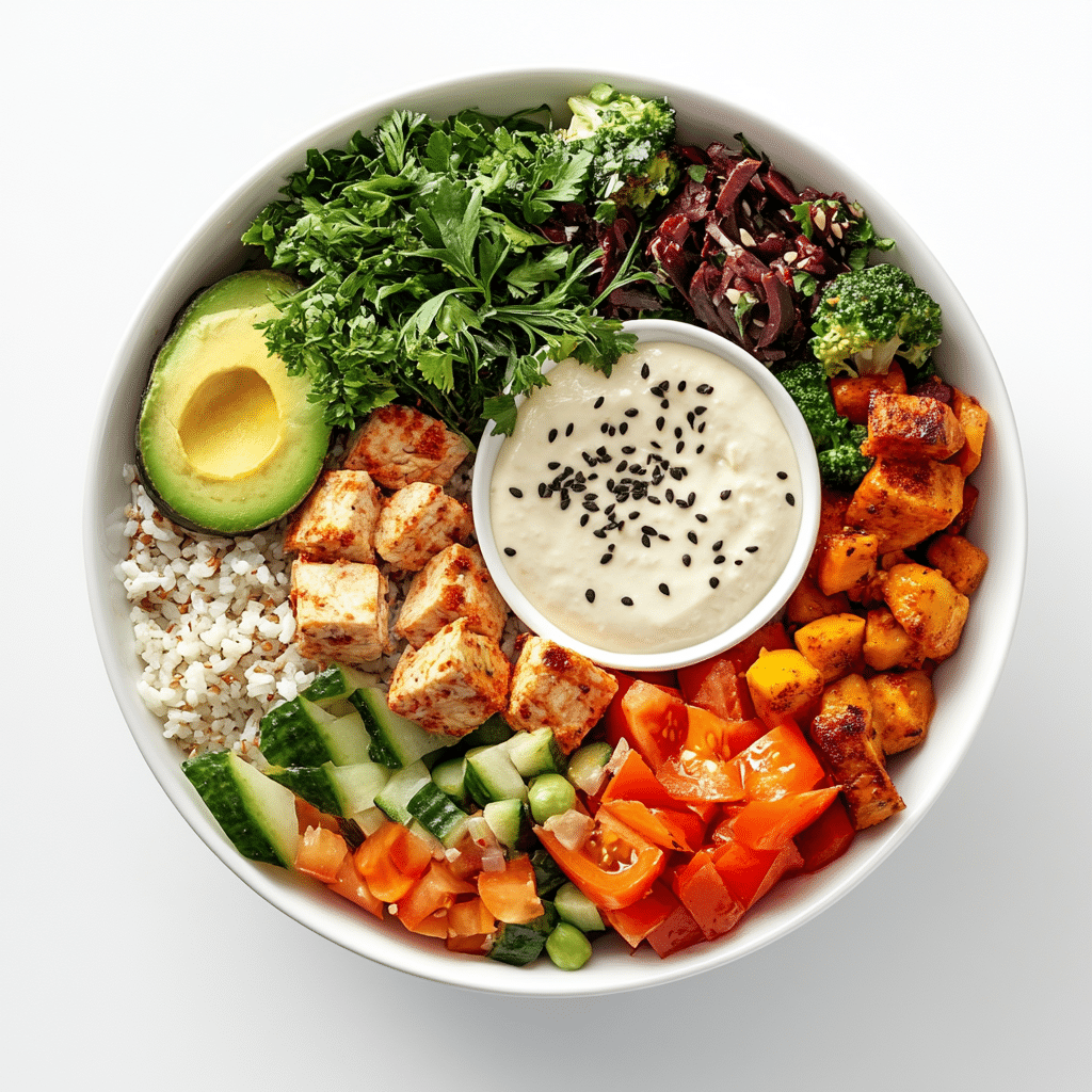 viral-protein-bowl-recipe-card Viral protein bowl recipe overview