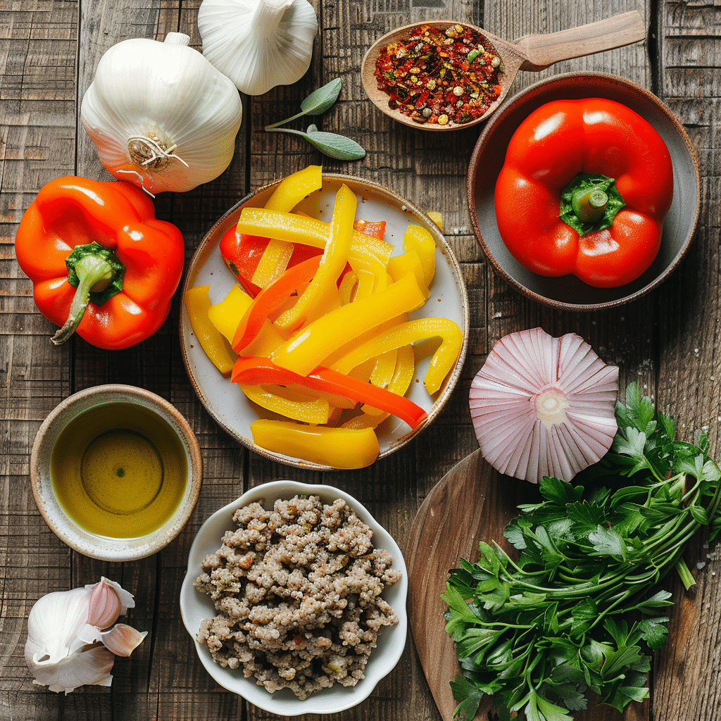 healthy-beef-pepper-bowl-ingredients healthy beef pepper bowl ingredients