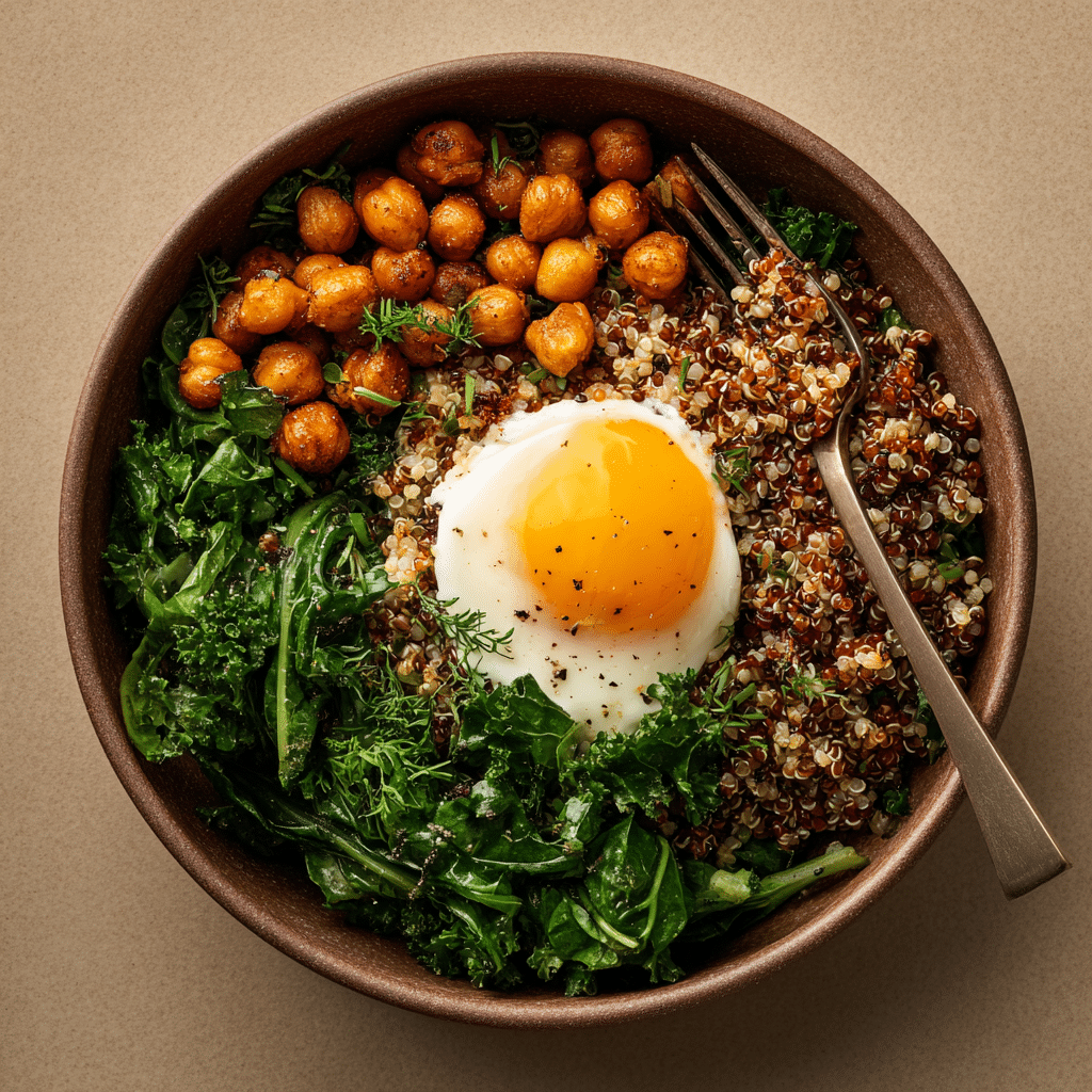served-high-protein-bowl Served Easy High Protein Power Bowl with Chicken and Greens