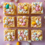 Rice Krispie Treat Recipe Easter: Soft, Colorful & Easy to Make 2 Rice krispie treat recipe Easter squares