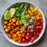 Sweet Potato Taco Bowl: A Delicious, Healthy Twist You’ll Love 2 Final view of taco bowl for recipe card