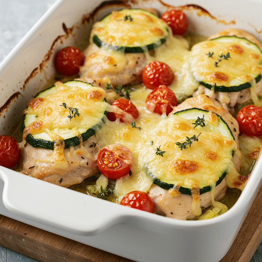 Sheet Pan Mediterranean Chicken & Zucchini – Easy & Healthy 4 Mediterranean Chicken & Zucchini and lemon