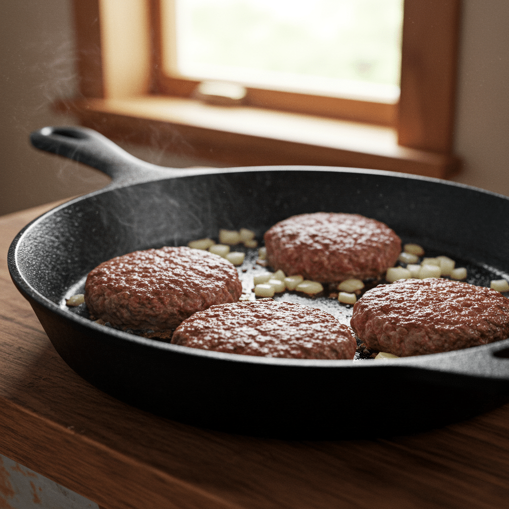 hamburger-cooking hamburger cooking