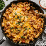 cheesy taco pasta is a quick and family friendly dinner with taco meat pasta and melted cheese easy eojo9mcdrd6blg6fsj3s 2