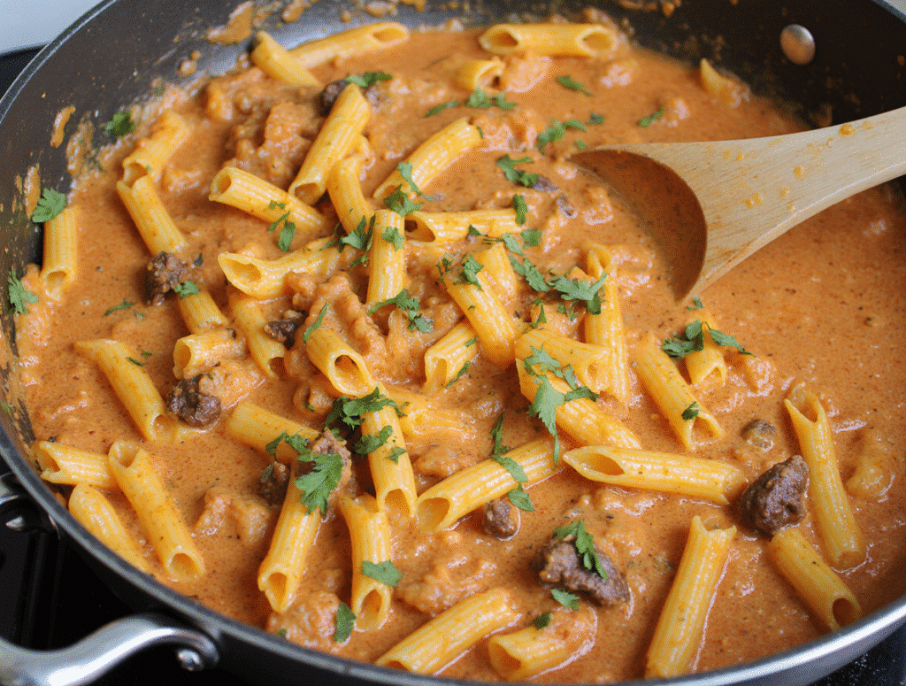cheesy taco pasta recipe delivers creamy taco inspired comfort in one pot easy cheesy and perfect f tnpm7in3ns0tdalm1zk2 2