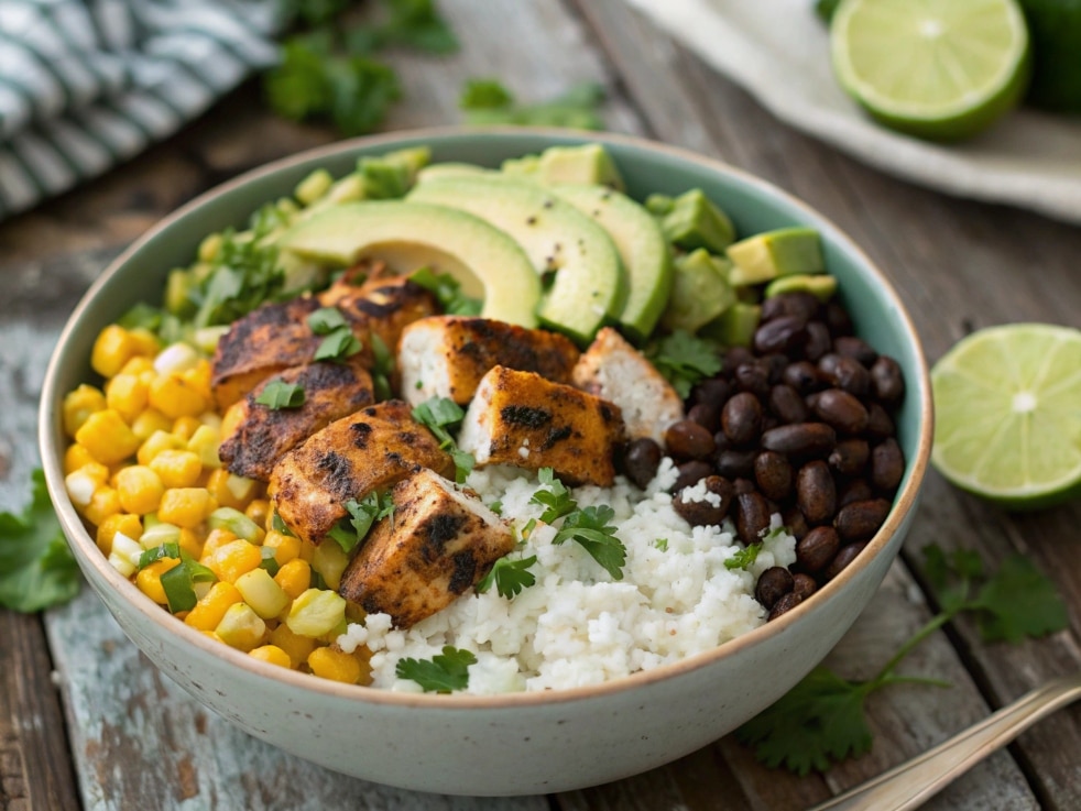 Street Corn Chicken Bowl – 7 Flavorful Healthy Dinner Ideas