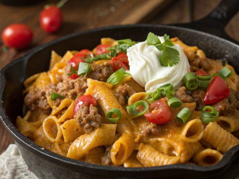 Cheesy Taco Pasta