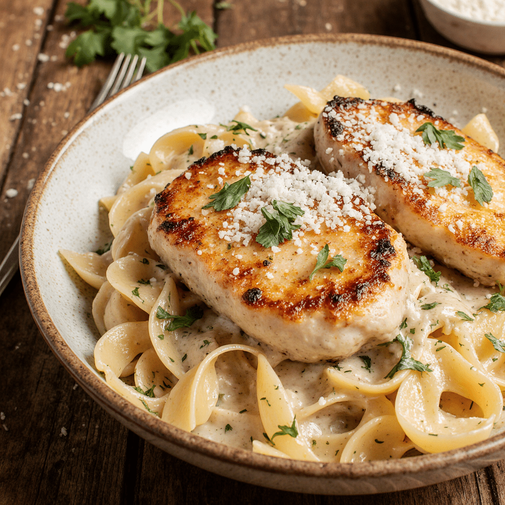 Creamy Garlic Parmesan Chicken Pasta (Easy 30-Minute Dinner!) 4 close