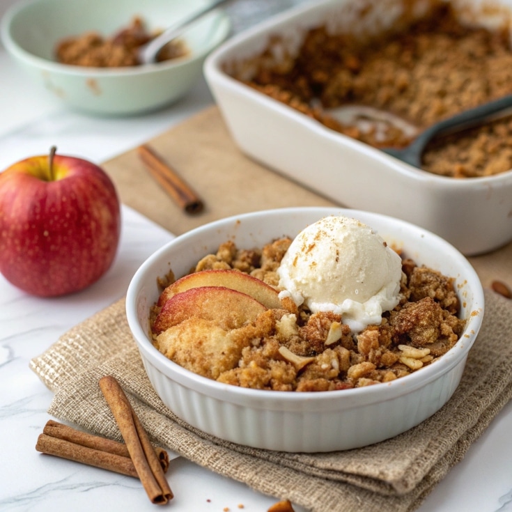 Best Healthy Apple Crisp Recipe (Easy & Refined Sugar Free)