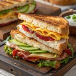 Sandwich | Complete Guide to Sandwich Recipes and Ideas 5 ultra zoom close up of a rustic sandwich platter edited