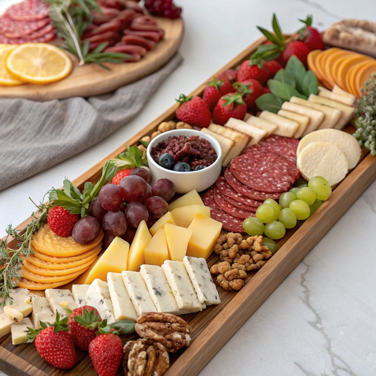 6 foot x 12 inch charcuterie grazing board creati