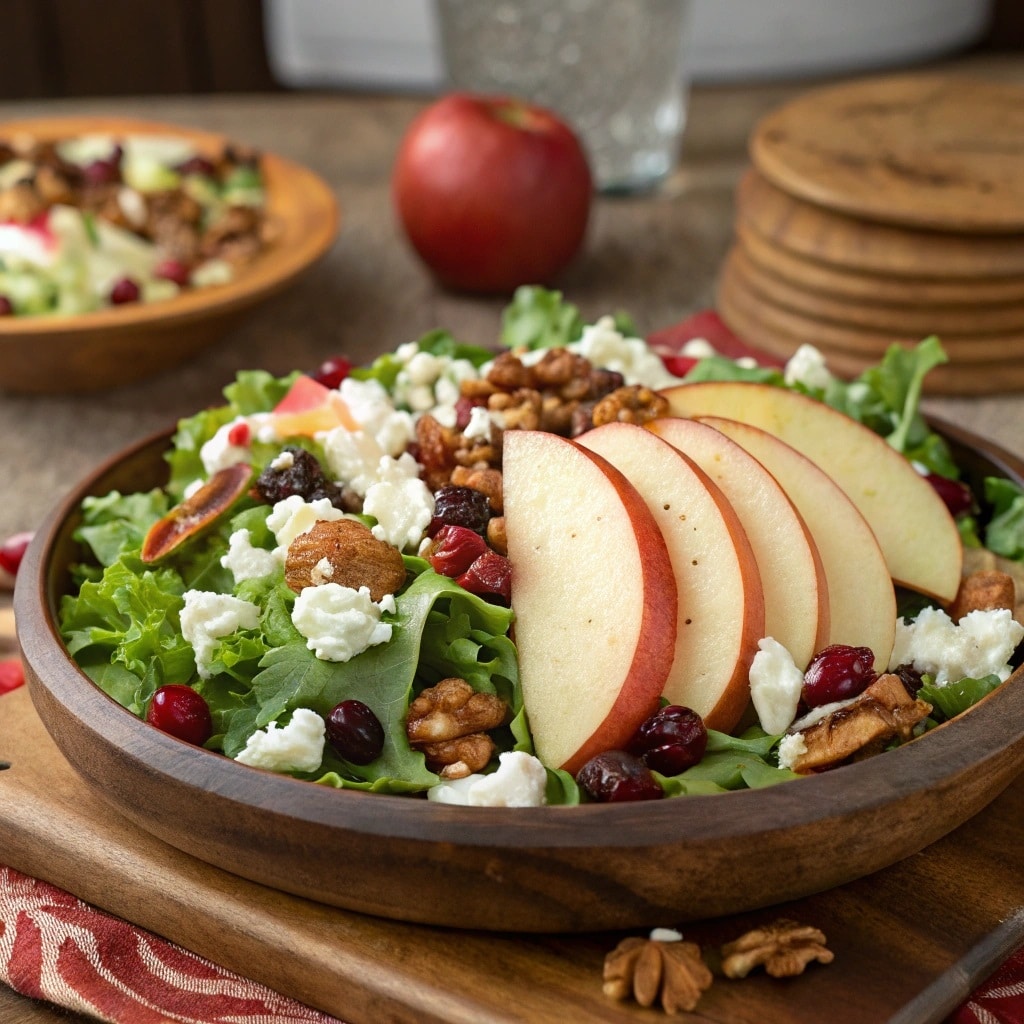 Autumn Harvest Honeycrisp Apple and Feta Salad 7 autumn harvest honeycrisp apple and feta salad eve