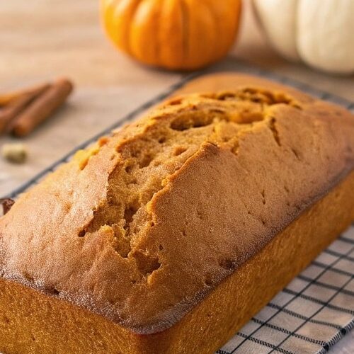 Perfect Libby's Pumpkin Bread - Home Food Kitchen 4 baking a loaf of perfect libby s pumpkin bread is edited
