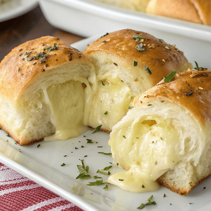 Buttery Cheese Garlic Rolls, Everyone Will Love Them! 4 buttery cheese garlic rolls are not just a side di 1 1 edited