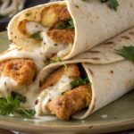 Cheesy Garlic Chicken Wraps 5 cheesy garlic chicken wraps cheesy edited