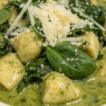Creamy Pesto Gnocchi with Spinach and Artichokes 5 creamy pesto gnocchi with spinach and artichokes edited
