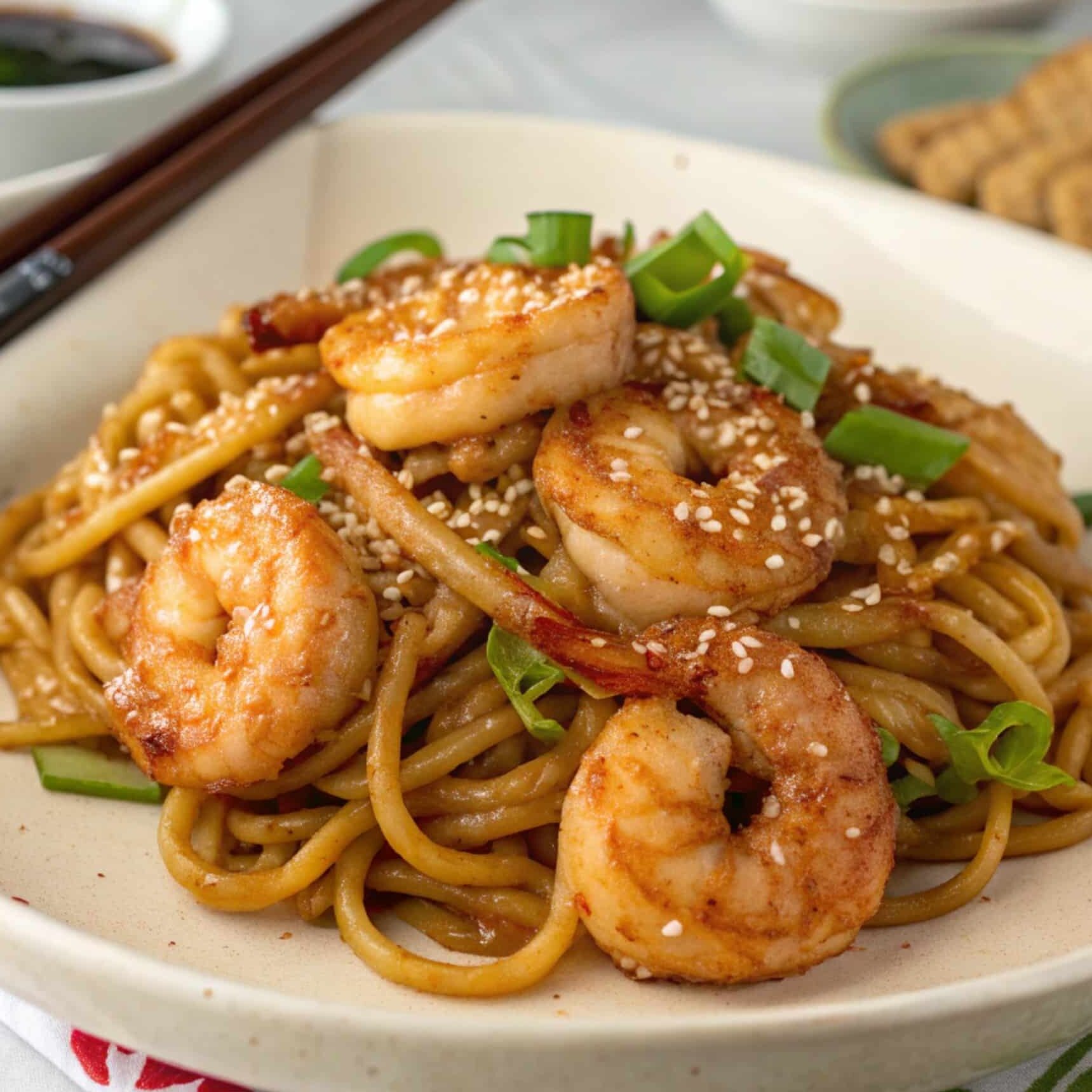 fried udon noodles with shrimp edited