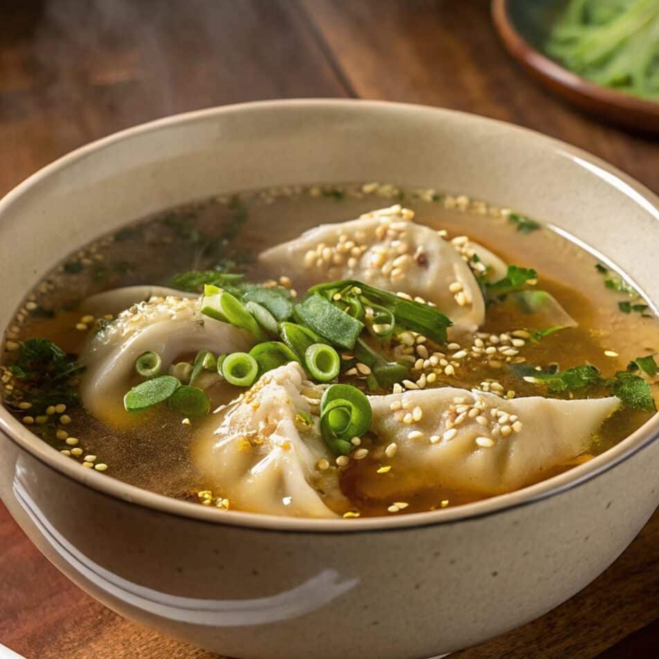 Gyoza Soup (Japanese Dumpling Soup) 4 gyoza soup japanese dumpling soup edited