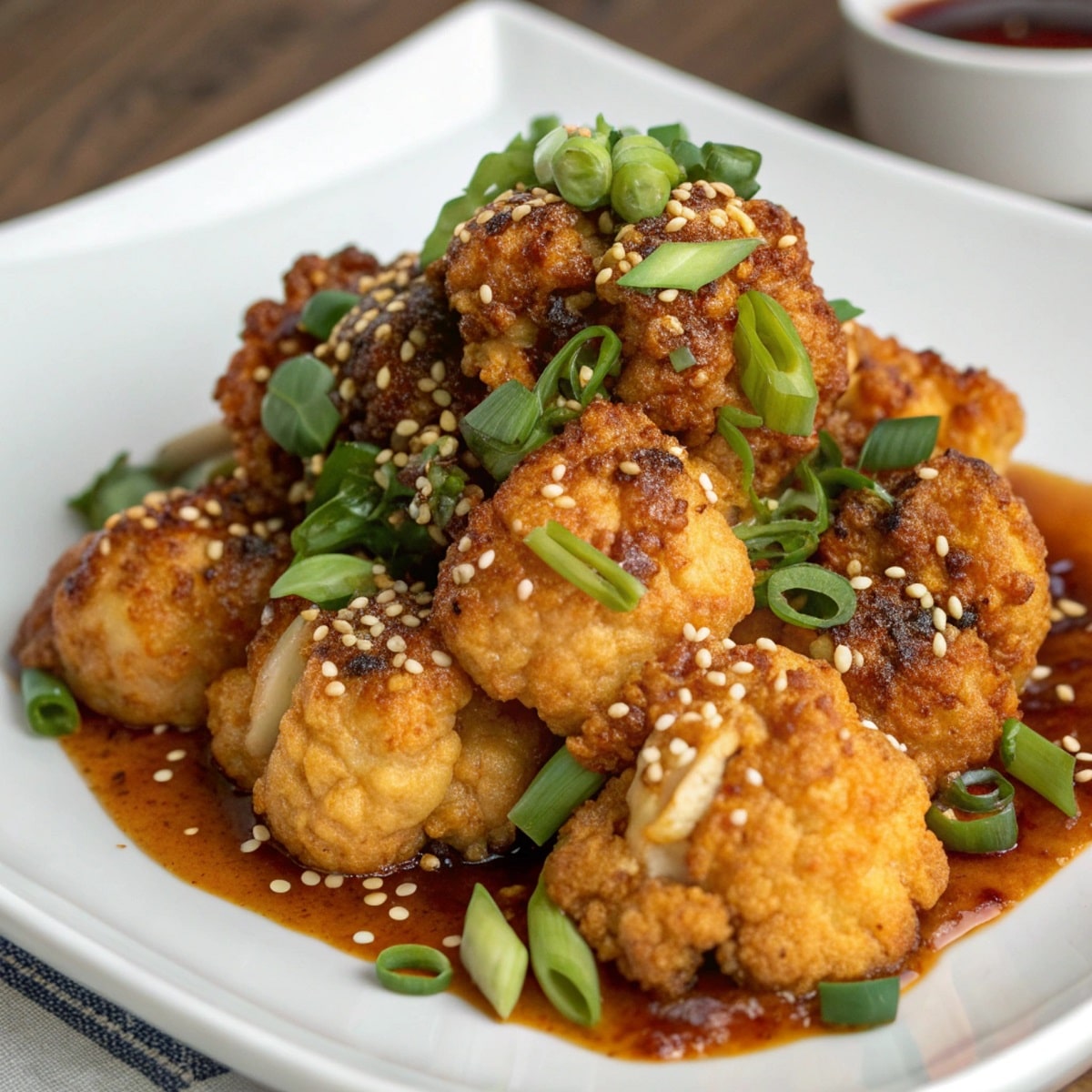korean baked cauliflower