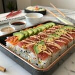 Spicy Tuna and Creamy Crab Sushi Bake 5 spicy tuna and creamy crab sushi bake