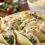 Spinach and Ricotta Stuffed Shells 8 spinach and ricotta stuffed shells are a perfect b edited