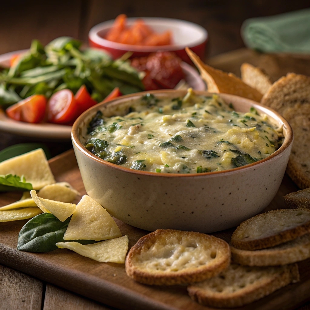 Spinach Artichoke Dip 7 spinach artichoke dip is that warm creamy hug we