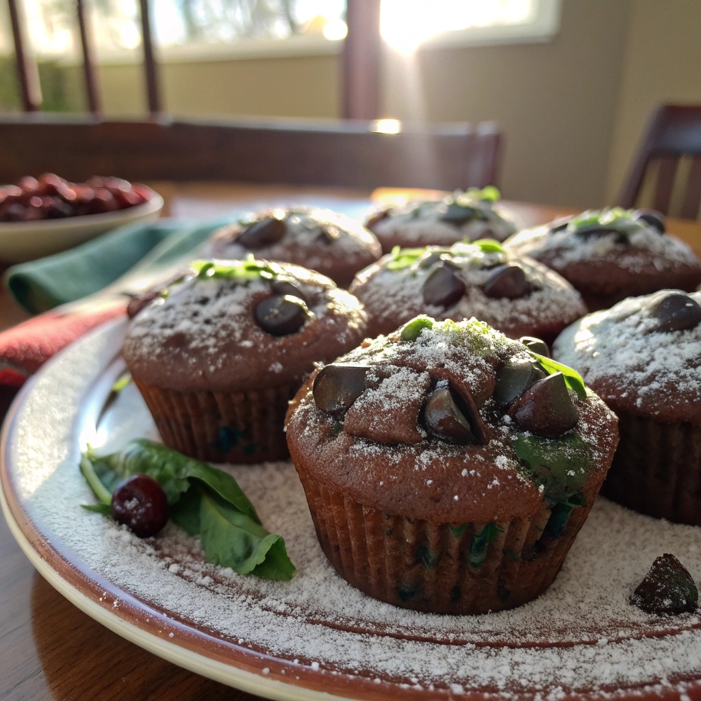 Veggie Chocolate Muffins 7 these veggie chocolate muffins are a delightful wa