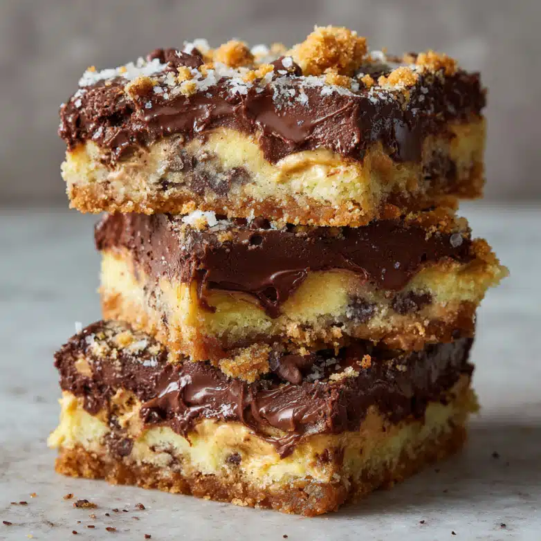 3 Delicious Layers of Cookie Dough Chocolate 1