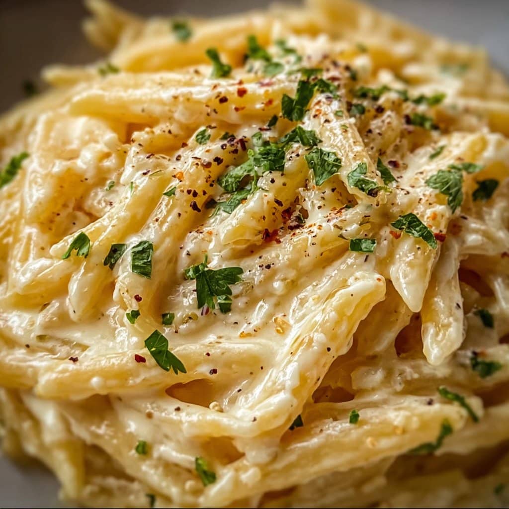 One Pot Creamy Garlic Pasta