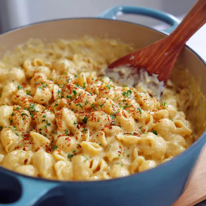 POne Pot Creamy Mac and Cheese StovetoP 1