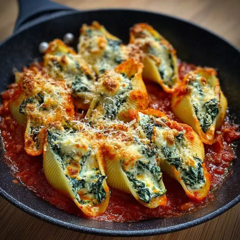 Spinach and Ricotta Stuffed Shells 6 Simple photo of Spinach and