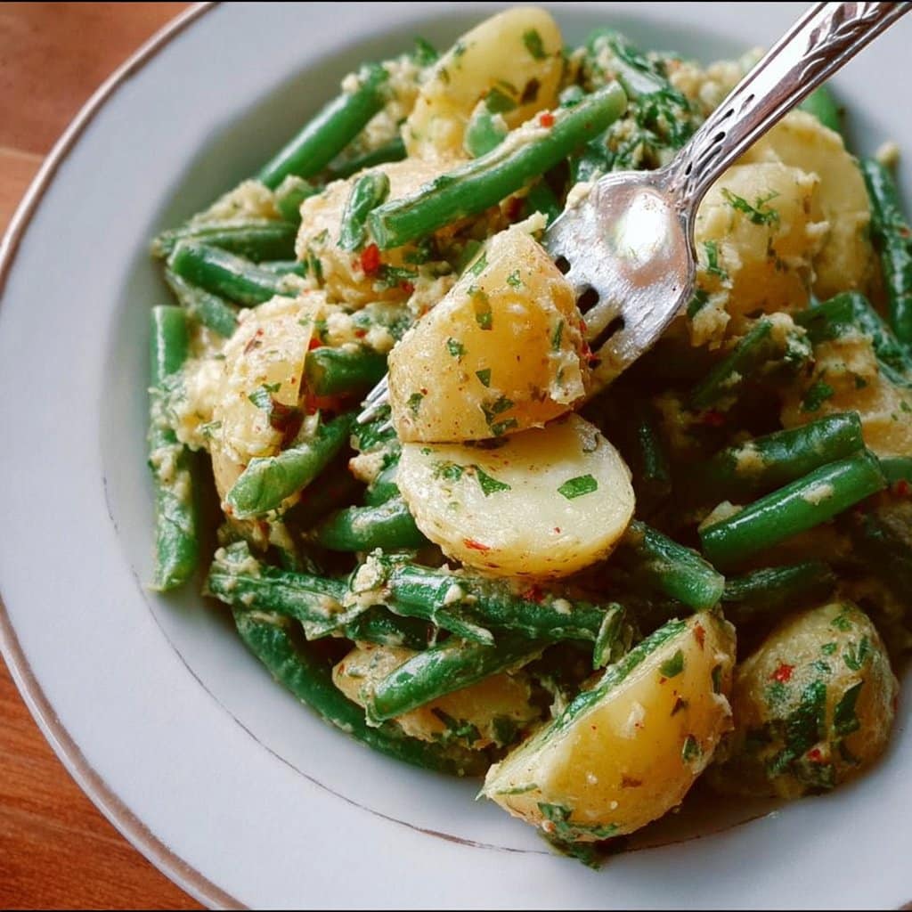 Creamy Green Bean Potato Salad