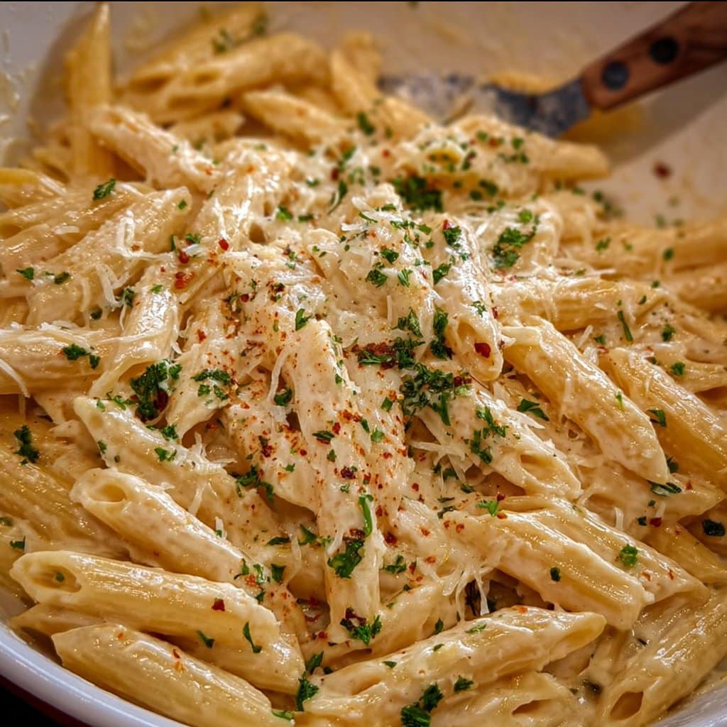 One Pot Creamy Garlic Pasta