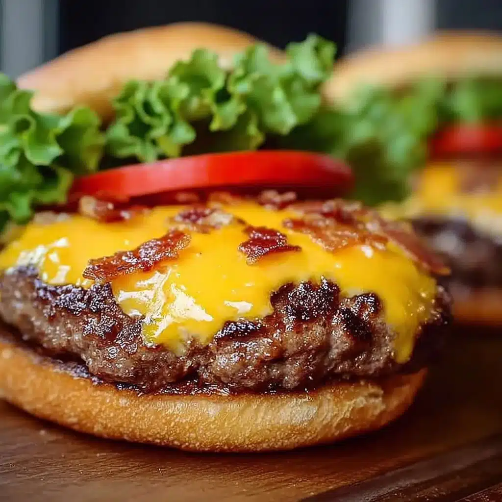 Delicious Crack Burgers made using a juicy burger recipe.