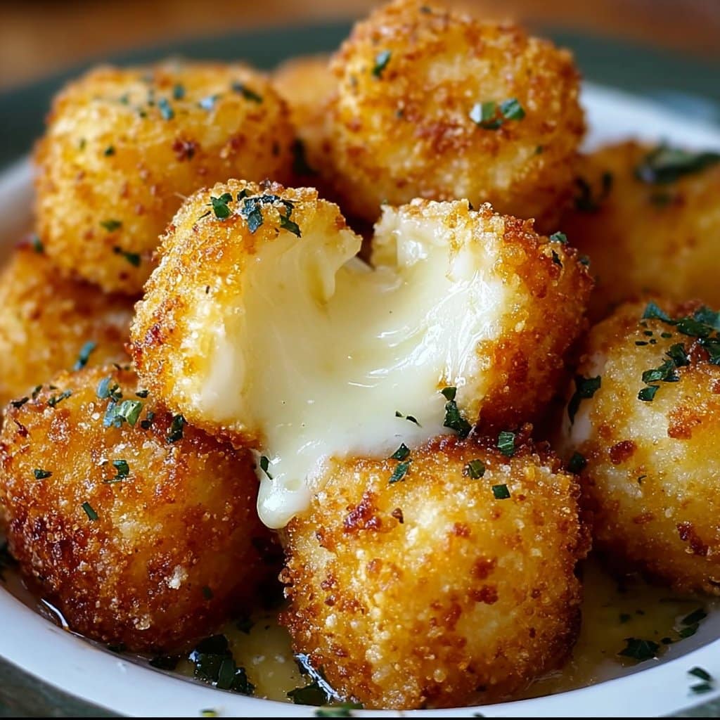 Cheesy Parmesan Mozzarella Bites