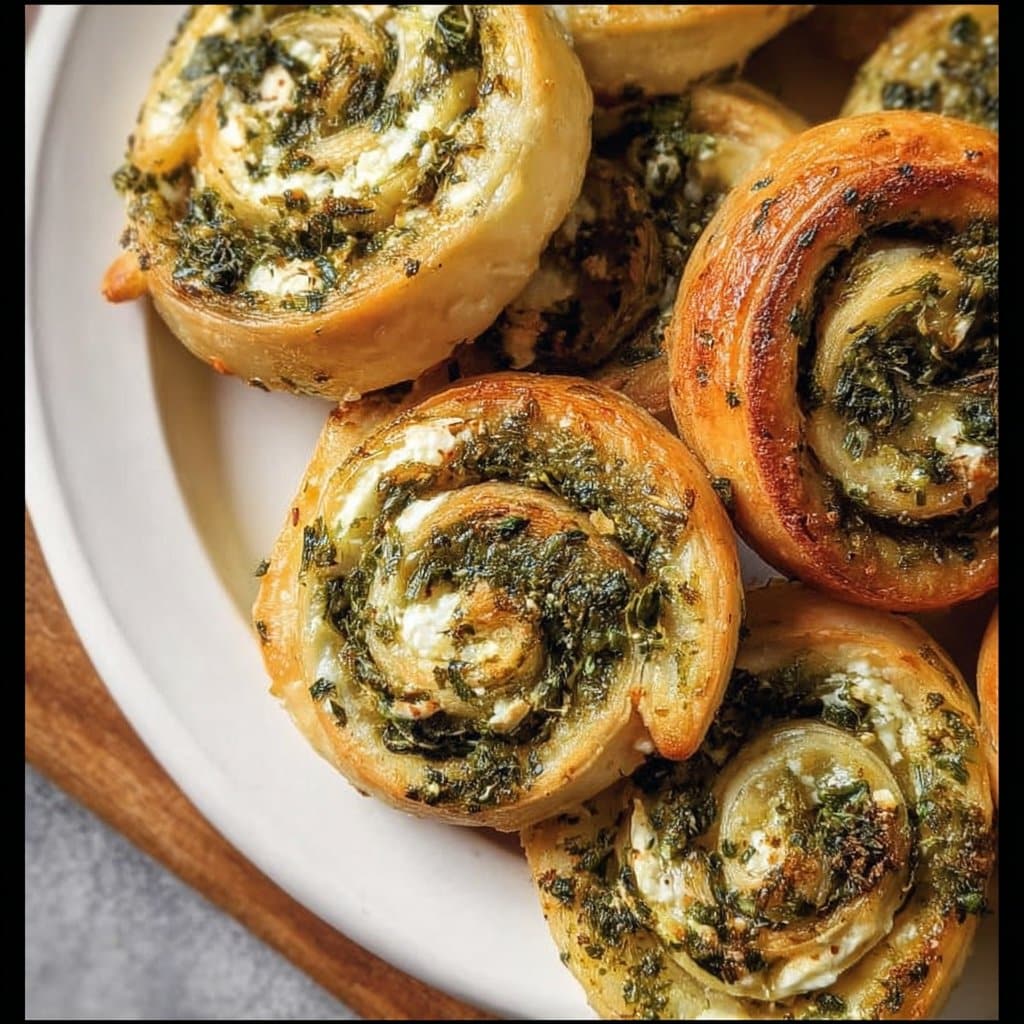 Spinach and Feta Pinwheels