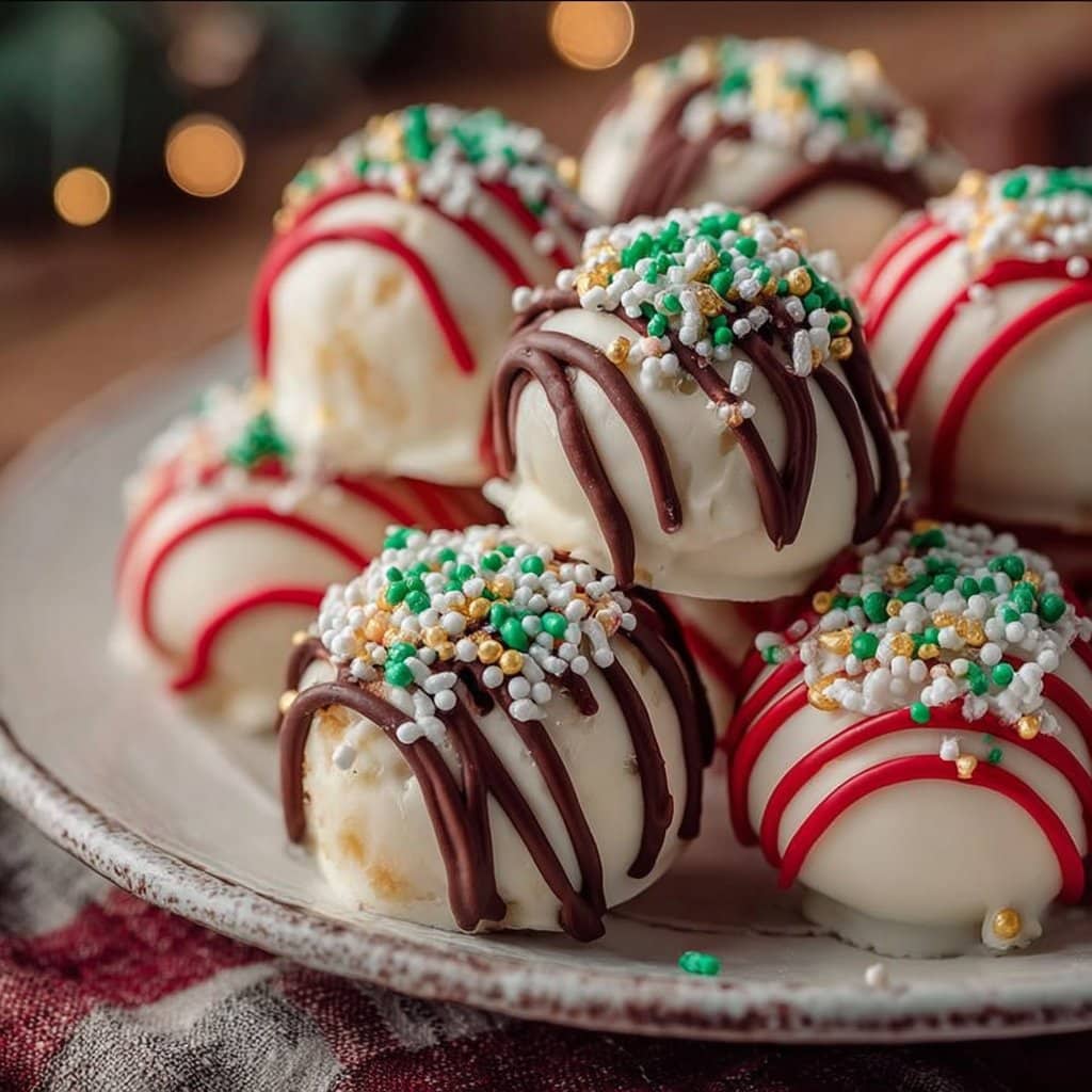 Little Debbie Christmas Tree Cake Truffles