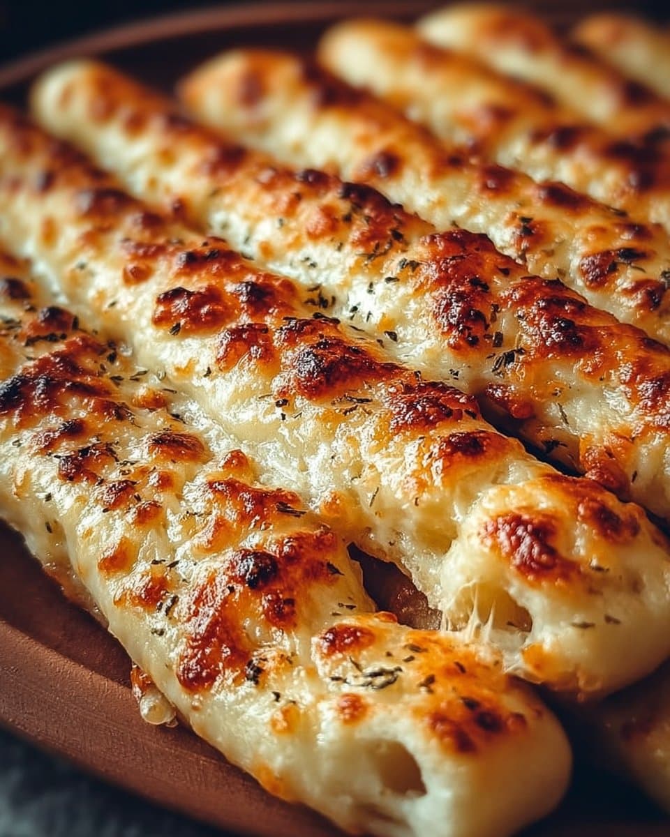 Homemade Cheesy Breadsticks