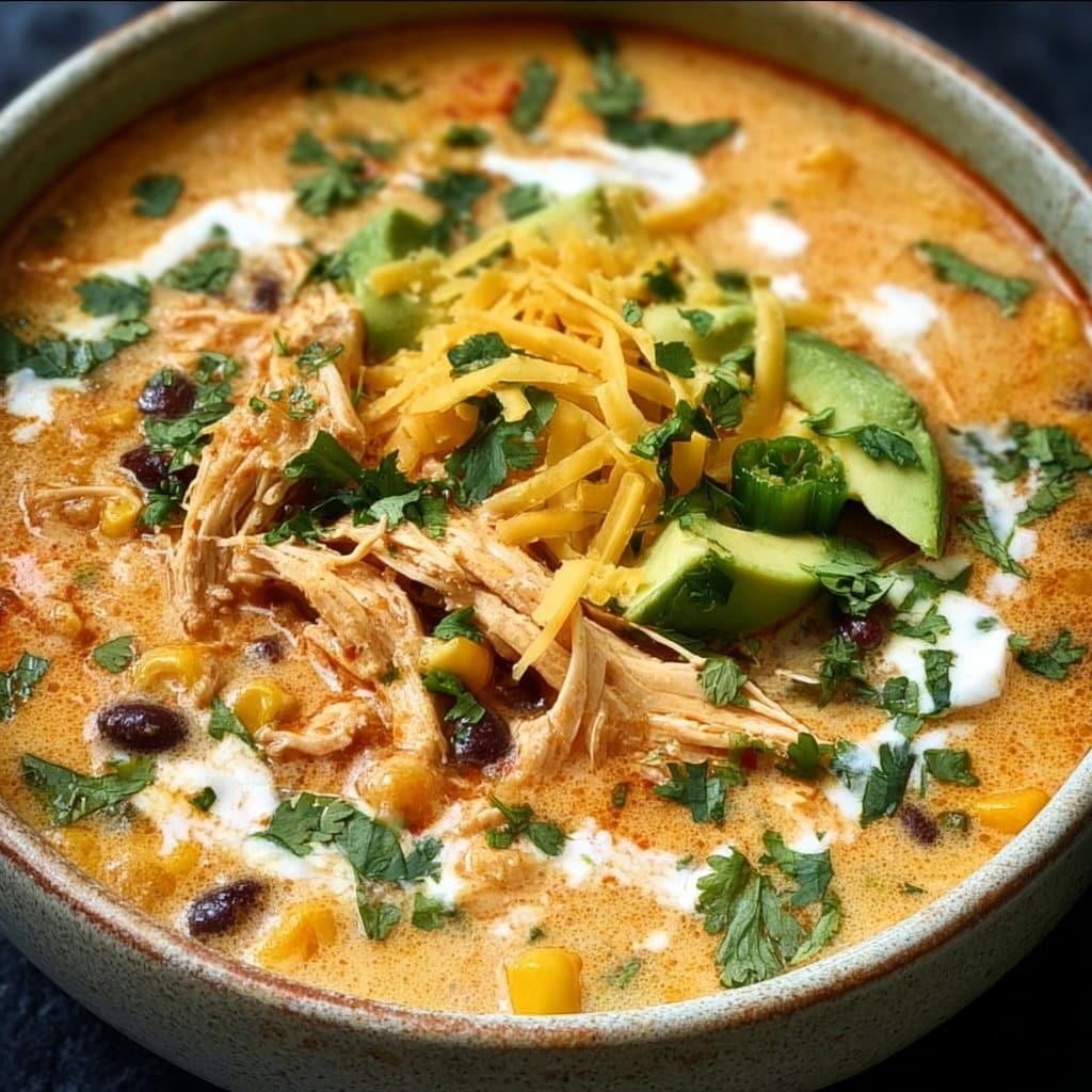 Creamy Chicken Enchilada Soup