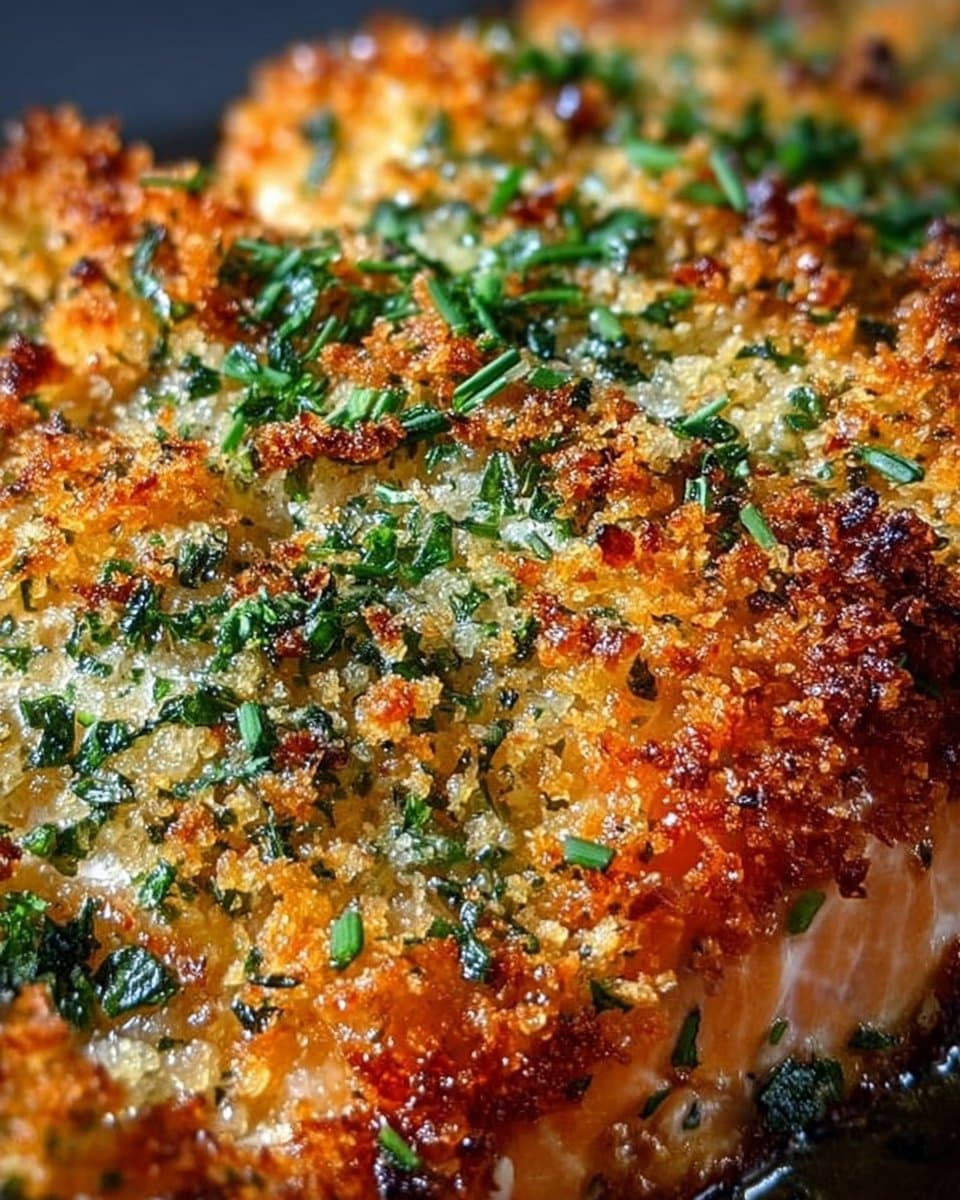 Crispy Parmesan Salmon Bake