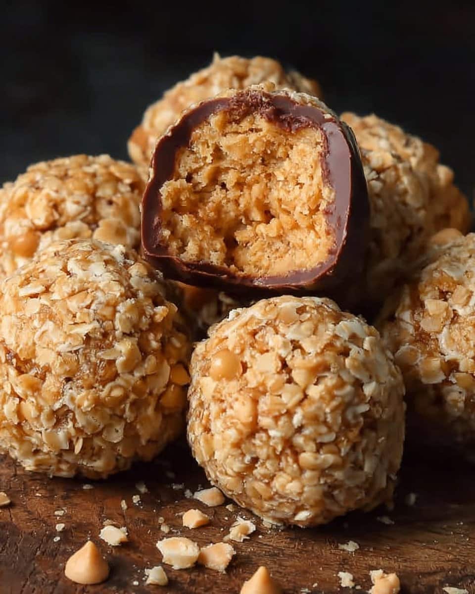 Peanut Butter Rice Krispies Balls 5 Peanut Butter Rice Krispies Balls