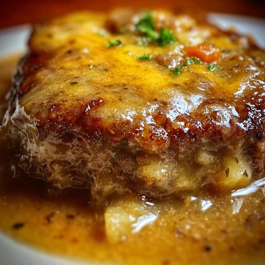 Amish Hamburger Steak Bake