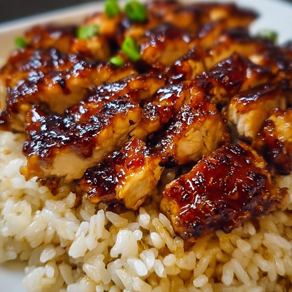 Honey BBQ Chicken Rice